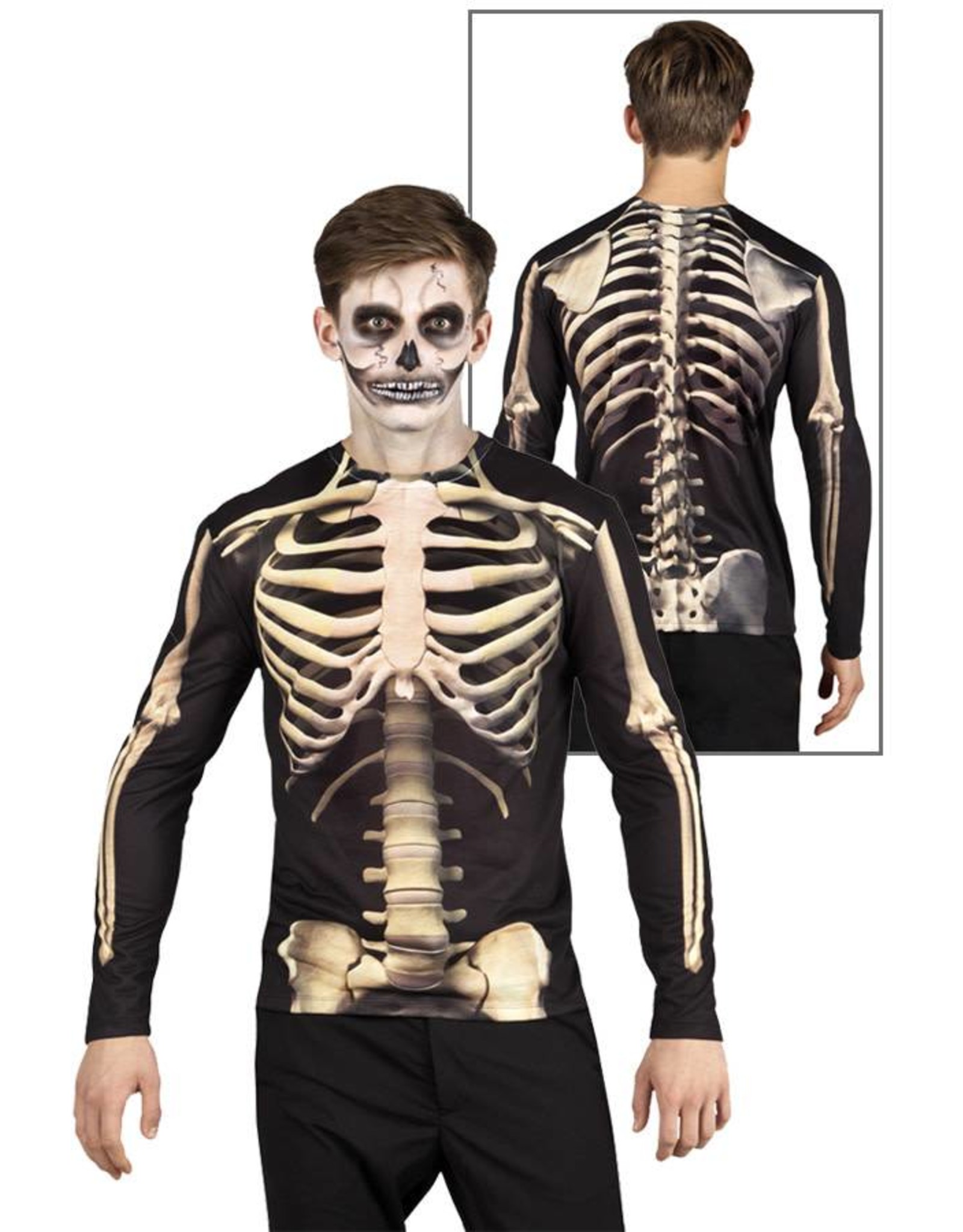 Shirt fotorealistisch Skeleton