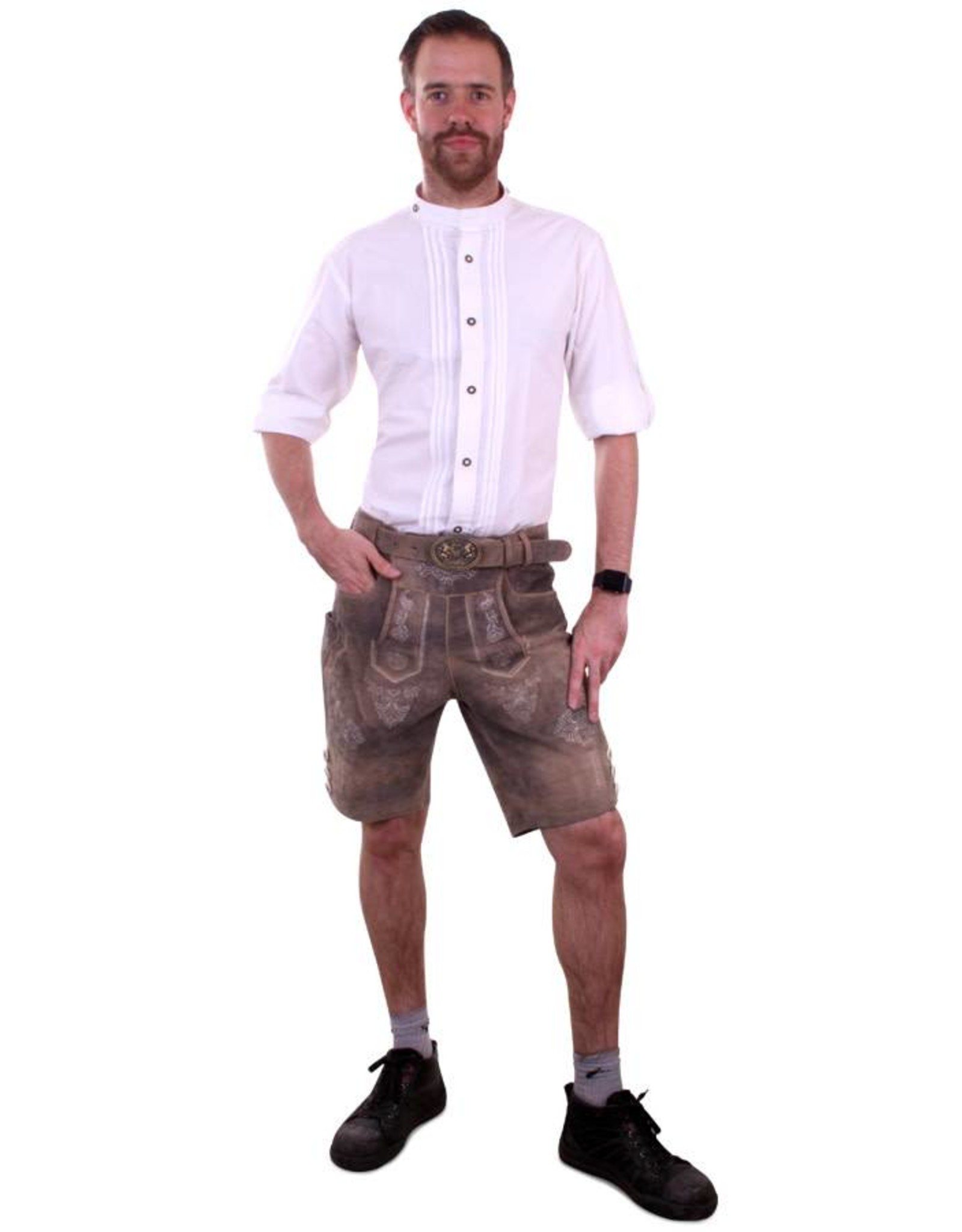 Tiroler blouse wit deluxe