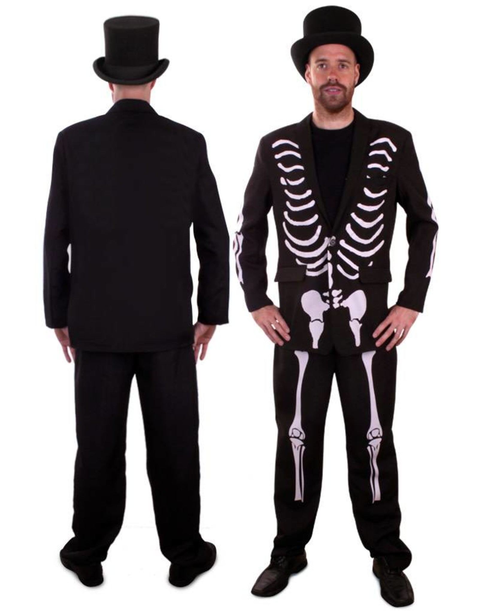 Skeleton skelet kostuum