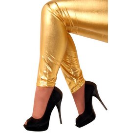 Legging metallic goud