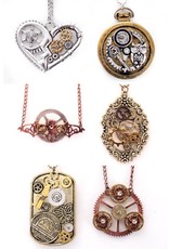 Ketting steampunk 6 assorti