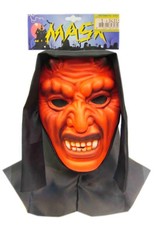 Vinyl masker duivel + doek (Halloween)