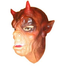 Masker latex aap met horens