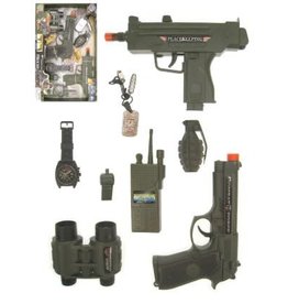 Militaire set 8 delig met geluid