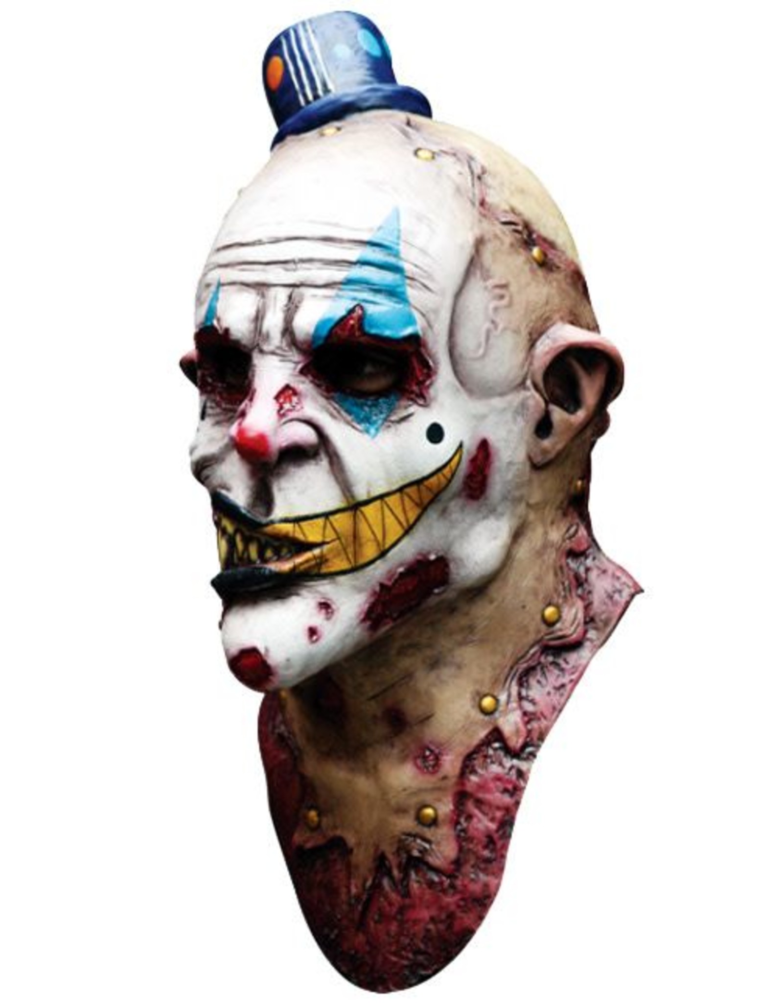 Masker zombie clown met hoed