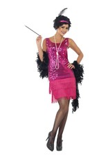 Funtime Flapper Kostuum, roze