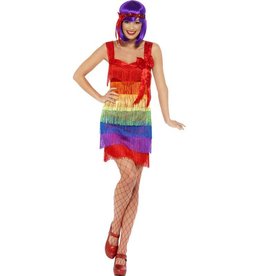 Flapper Kostuum Regenboog