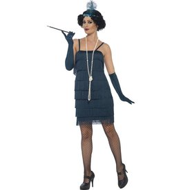 Korte Flapper Charleston jurk Groen