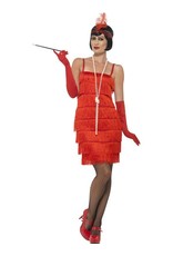 Flapper Kostuum, rood