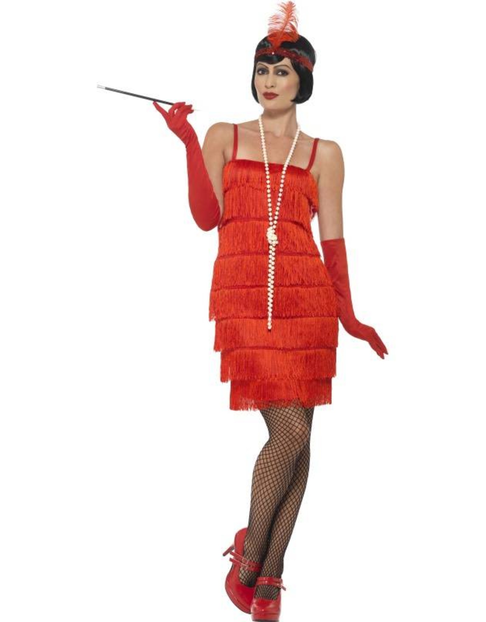 Flapper Kostuum, rood