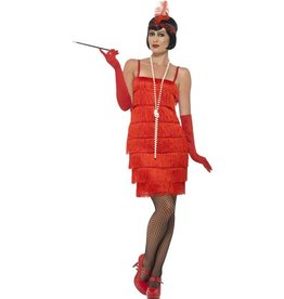 Flapper Kostuum, rood