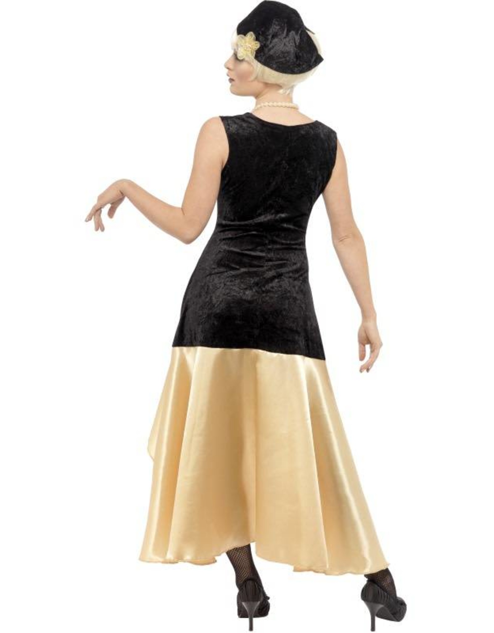 20's Gatsby Dames Kostuum, Zwart