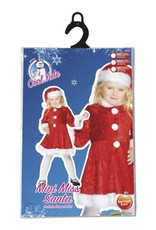 Mini Miss Santa Kostuum, Rood
