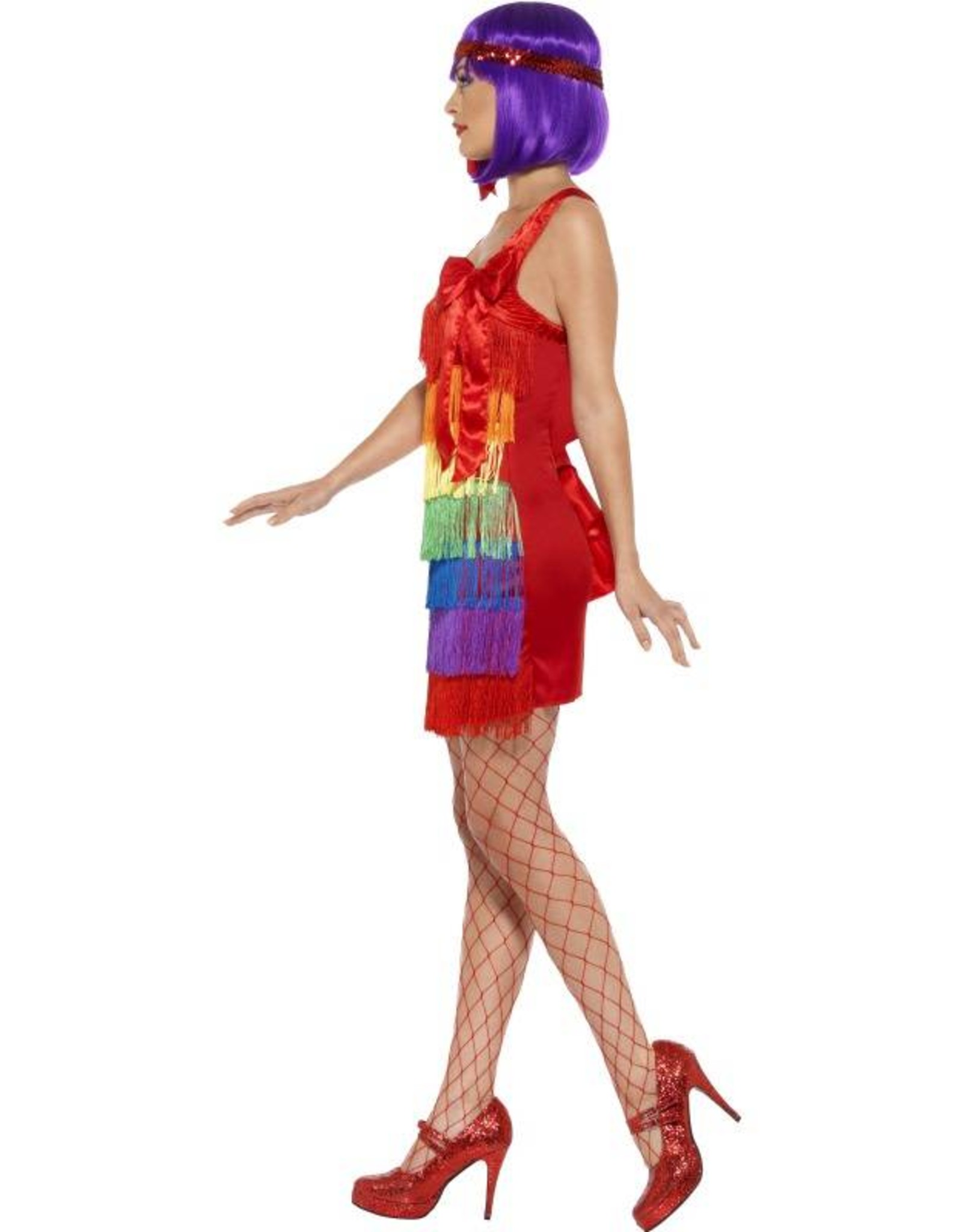 Flapper Charleston Kostuum Regenboog