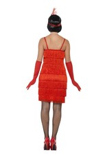 Flapper Kostuum, rood