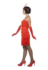 Flapper Kostuum, rood