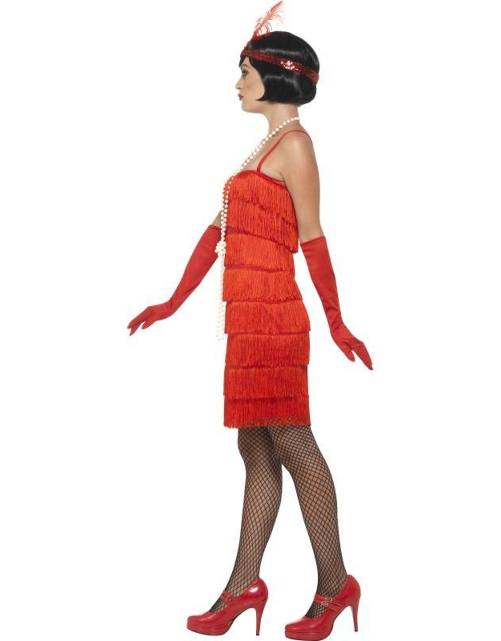 Flapper Kostuum, rood