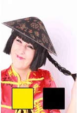 Chinese hoed vilt + staart assorti