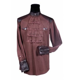 Steampunk blouse, Bruin