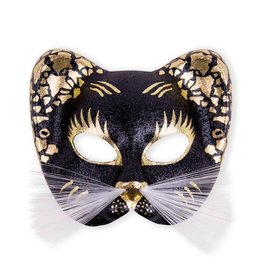 Oogmasker Kat glitter groot