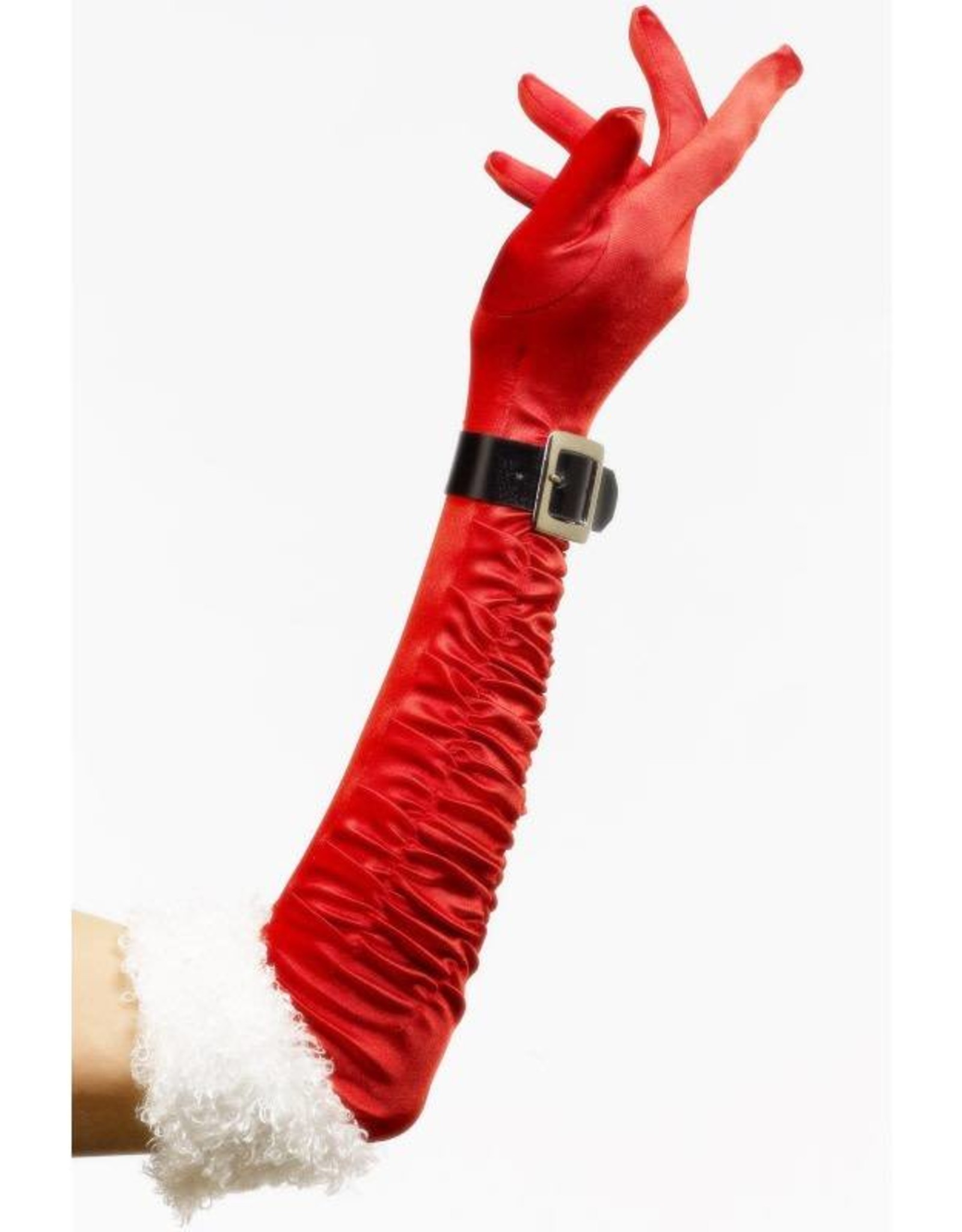 Lange Kerst Handschoenen met Belletjes