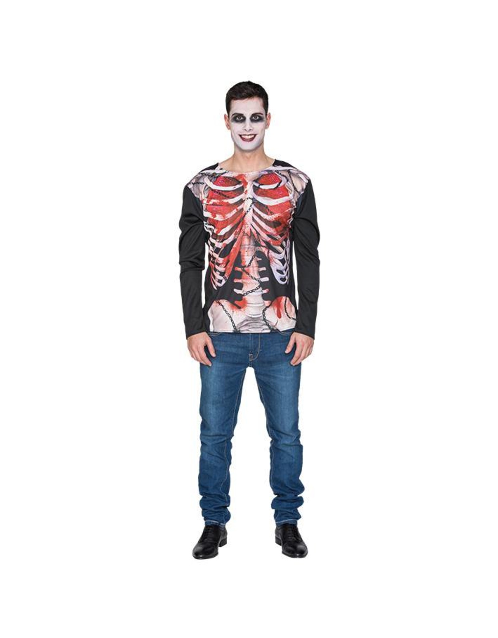 Zombie-skelet shirt
