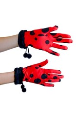 Handschoenen Lady Bug rood/zwart
