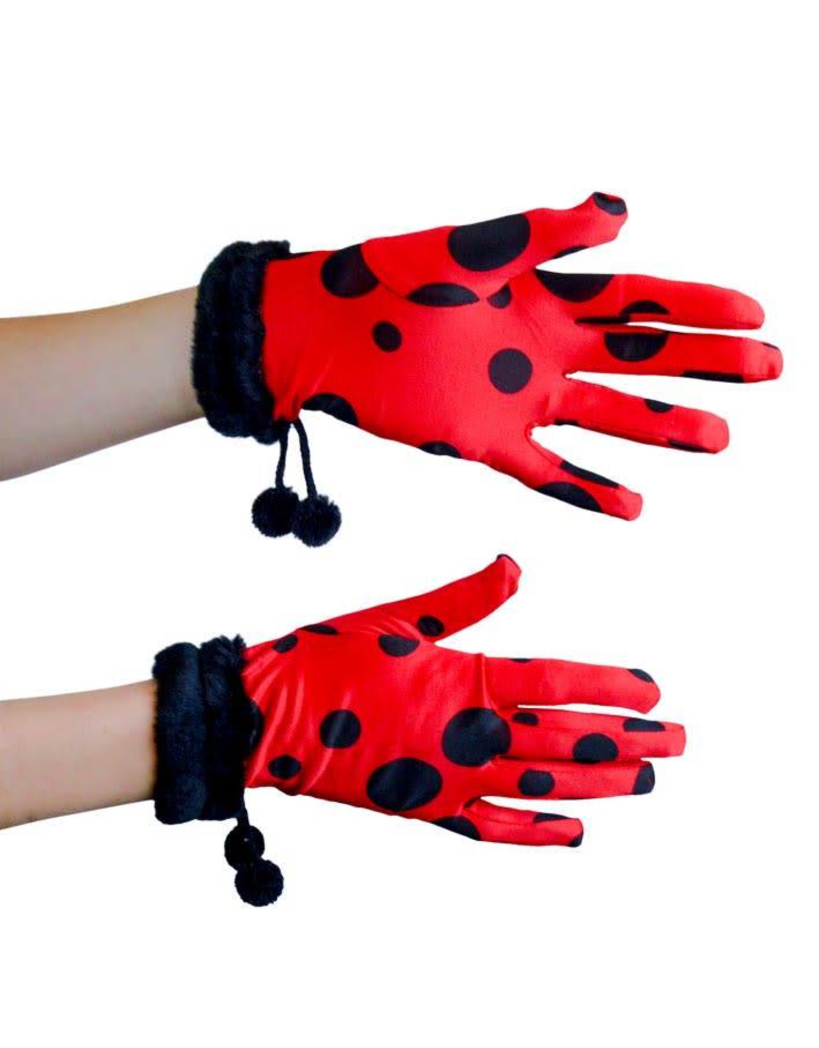 Handschoenen Lady Bug rood/zwart