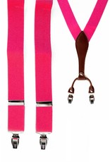 Bretels Luxe Pink met Leder