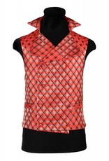 Vest brokaat, Rood