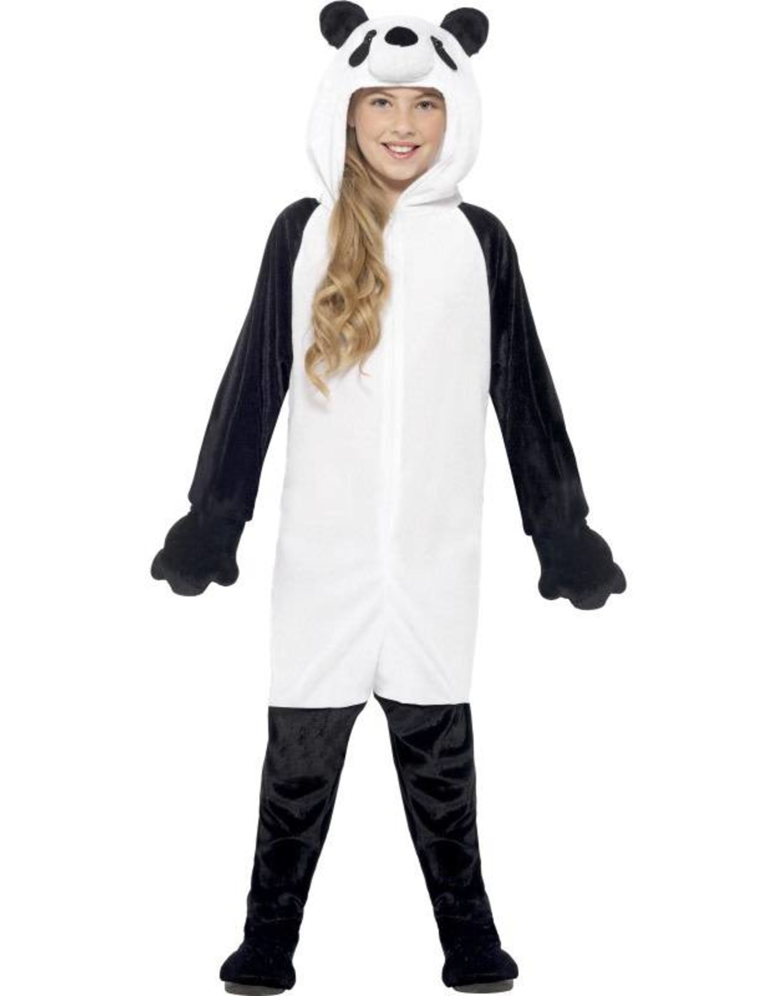 Panda Kostuum, Zwart/Wit, Kind