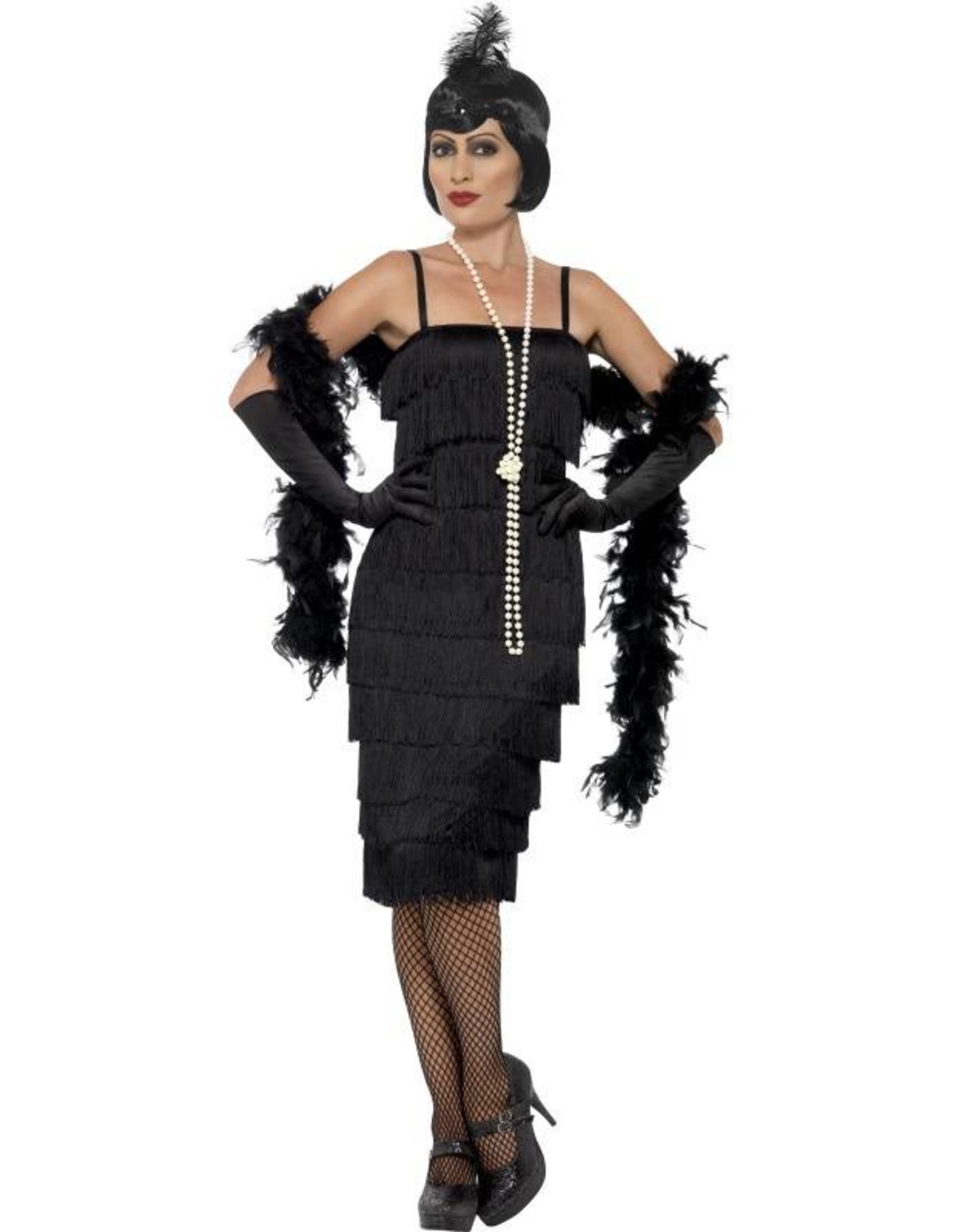 Flapper Kostuum, Zwart