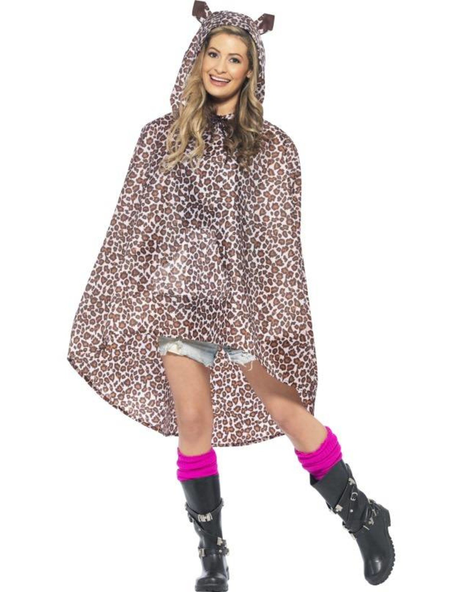 Party poncho Luipaard