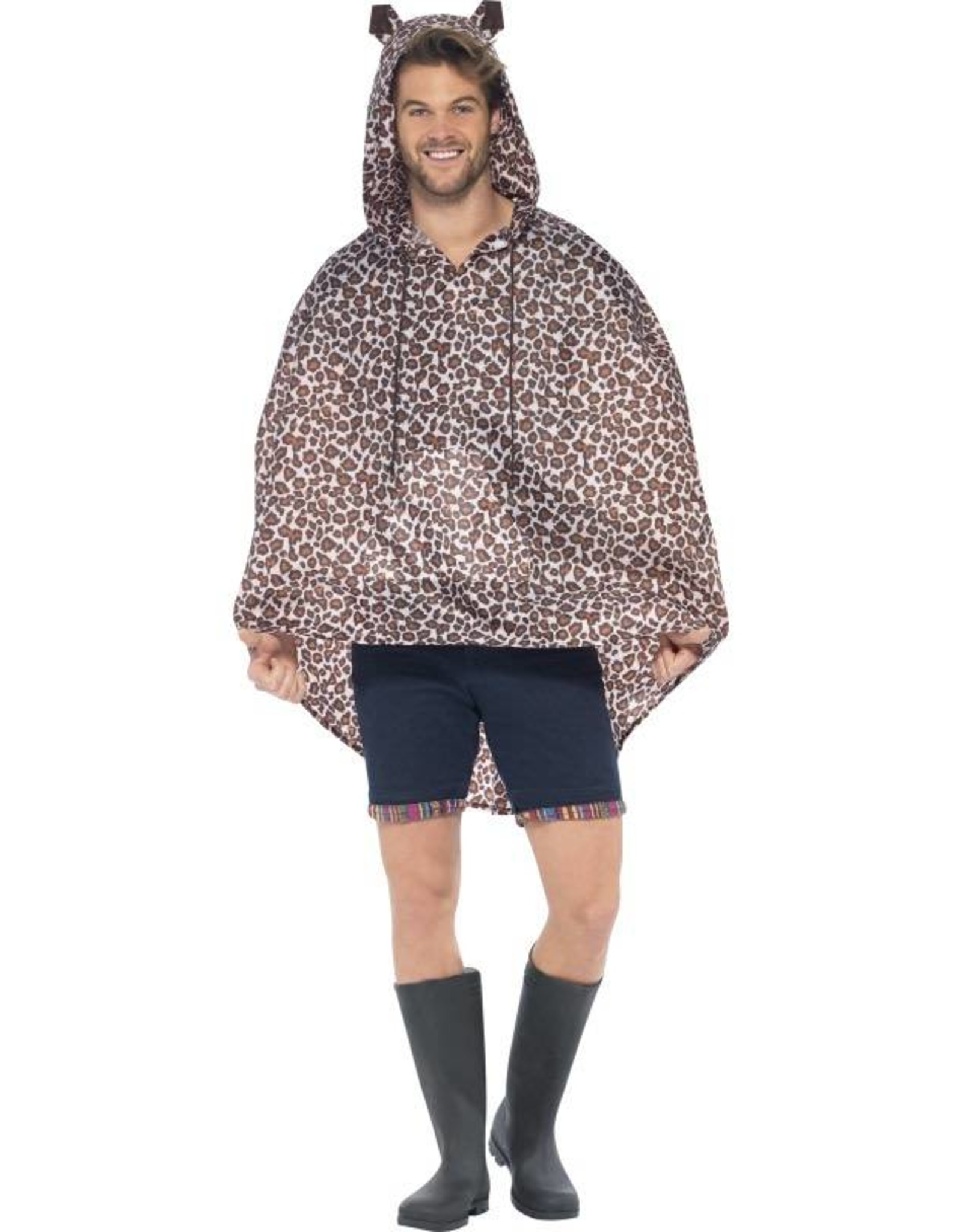 Party poncho Luipaard