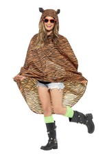 Party Poncho Tijger