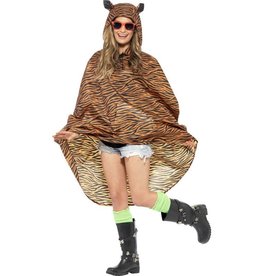 Party Poncho Tijger