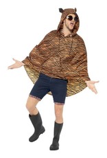 Party Poncho Tijger