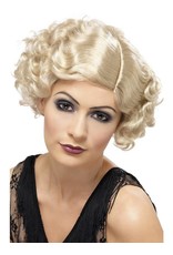 Jaren 20 Flirty Flapper Pruik,  Blond