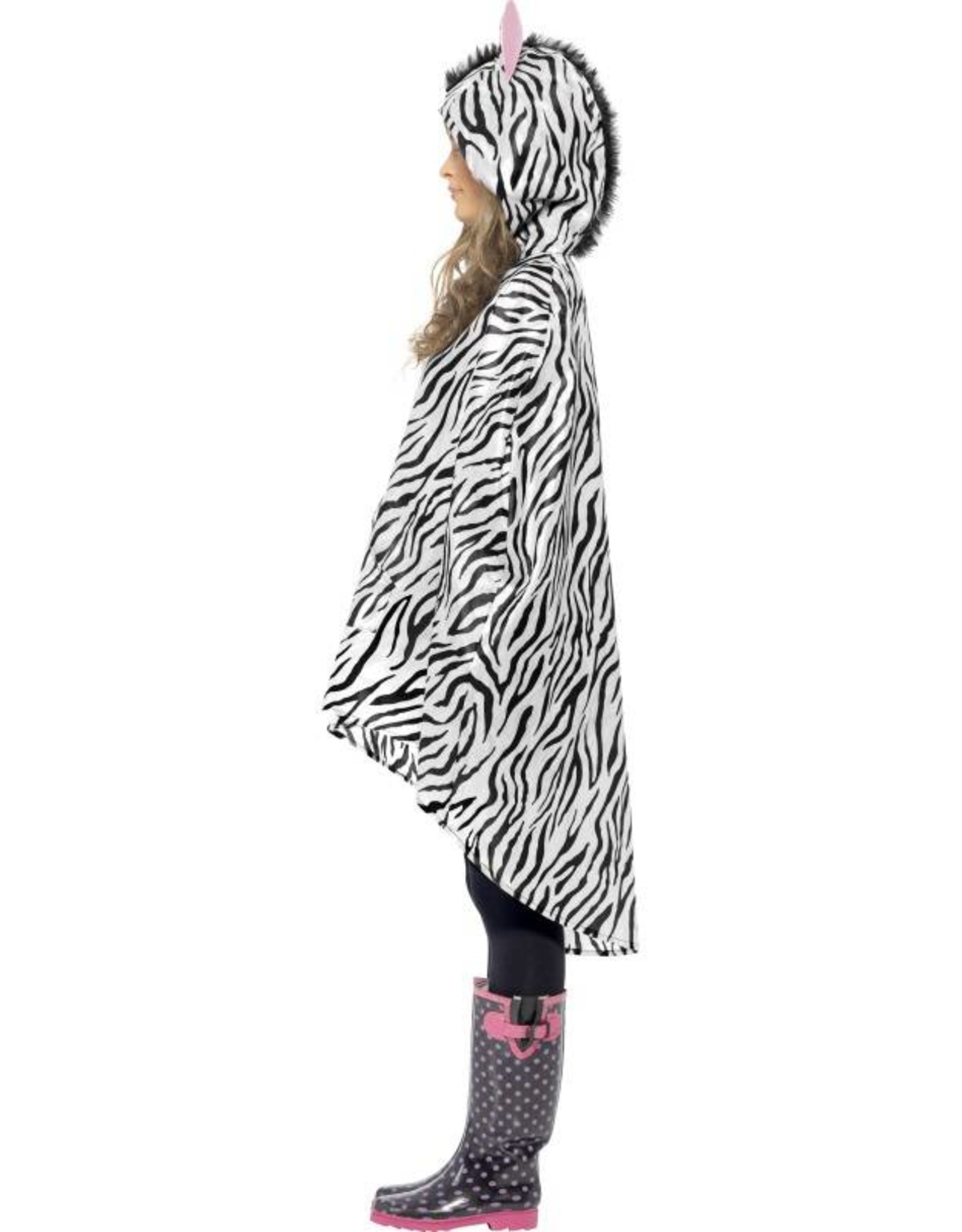 Party Poncho Zebra