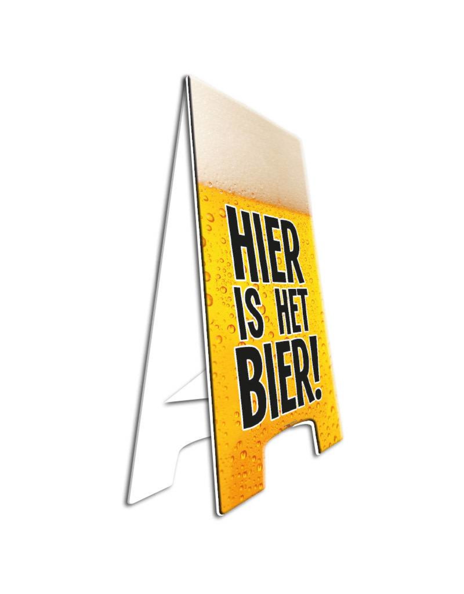 Warning Sign - hier is het bier!