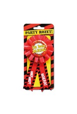 Party Rozetten - Gefeliciteerd