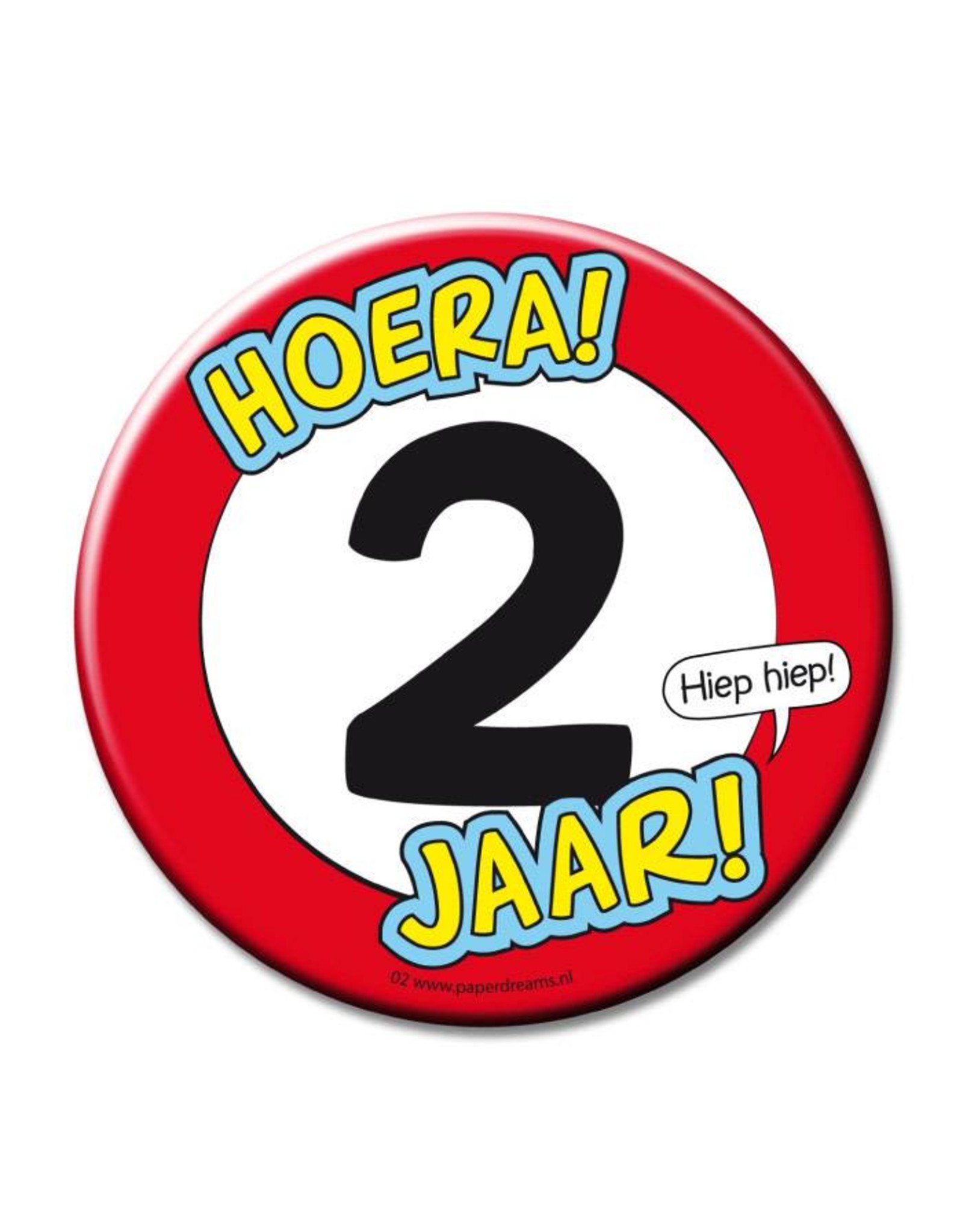 Button XL - 2 jaar