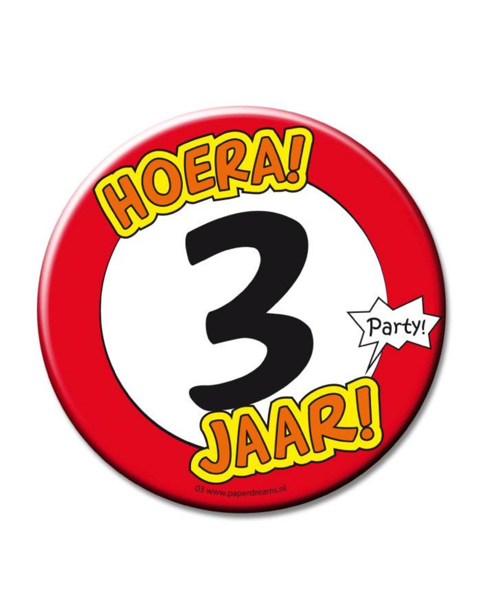 Button XL - 3 jaar