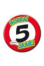 Button XL - 5 jaar