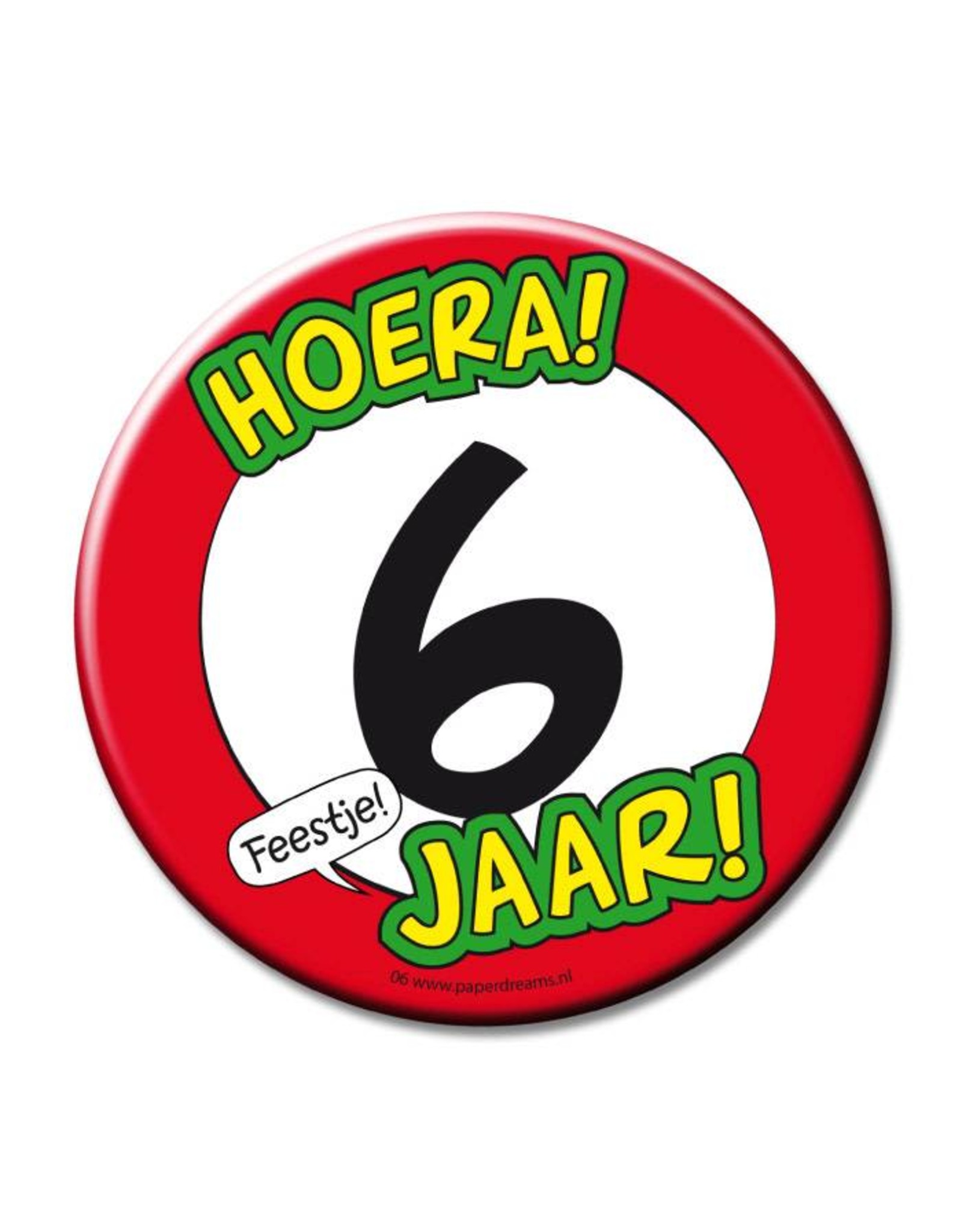 Button XL - 6 jaar