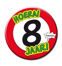 Button XL - 8 jaar