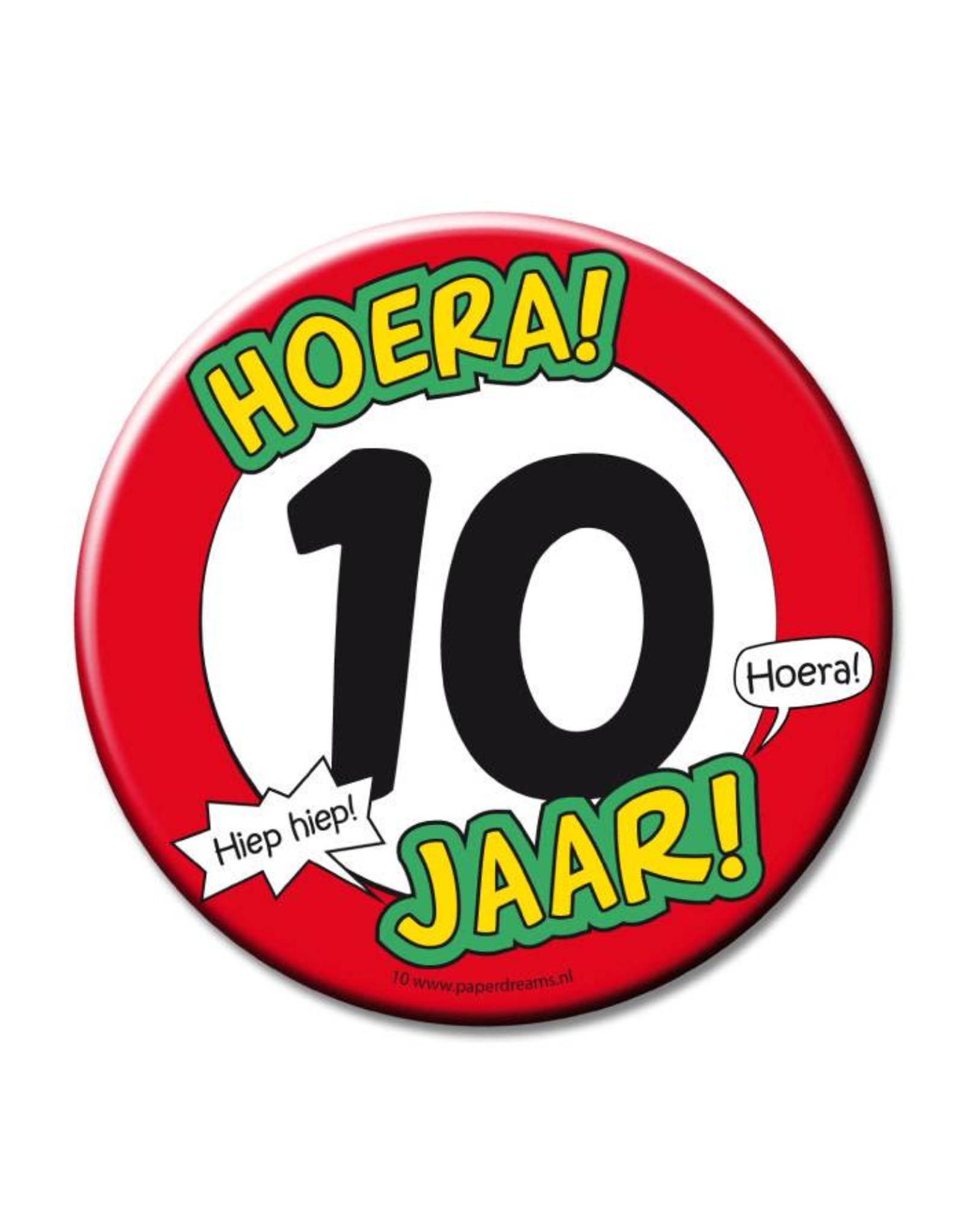Button XL - 10 jaar