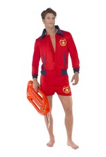 Baywatch Strandwacht Kostuum, Rood