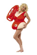 Baywatch Kostuum Rood met Vulling