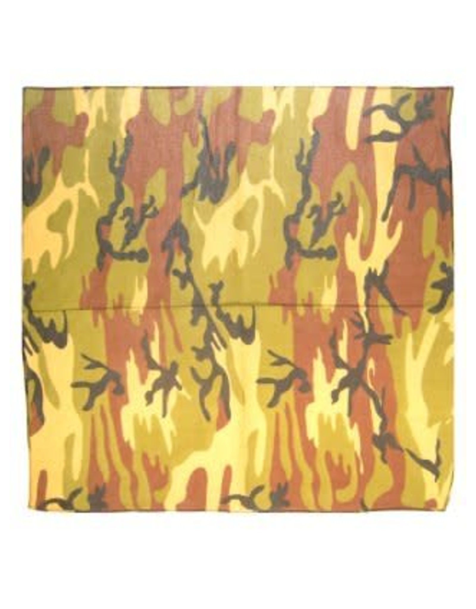 Bandana camouflage groen 59x59 cm